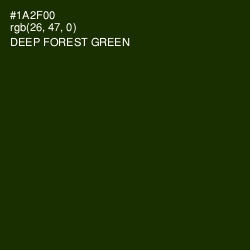 #1A2F00 - Deep Forest Green Color Image